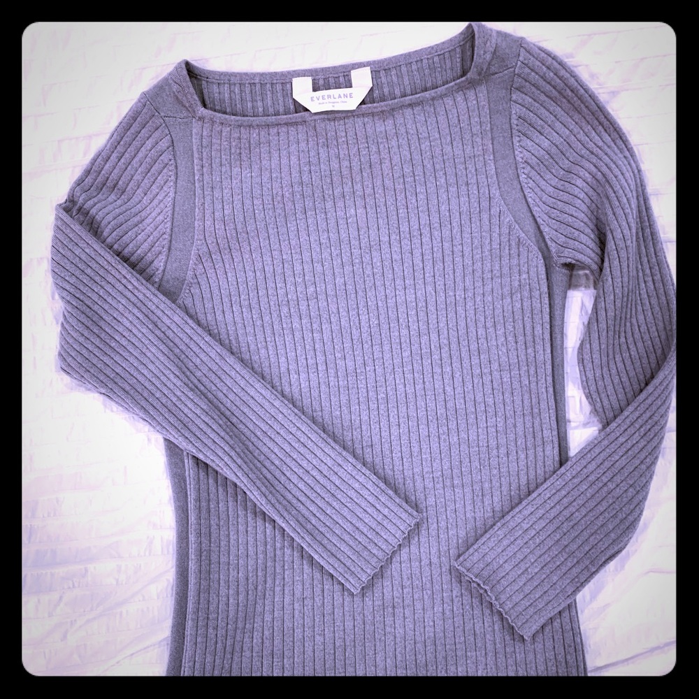 Everlane Luxe wool ribbed sweater